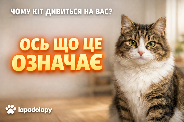 Чому кіт дивиться на вас? Ось що це насправді означає