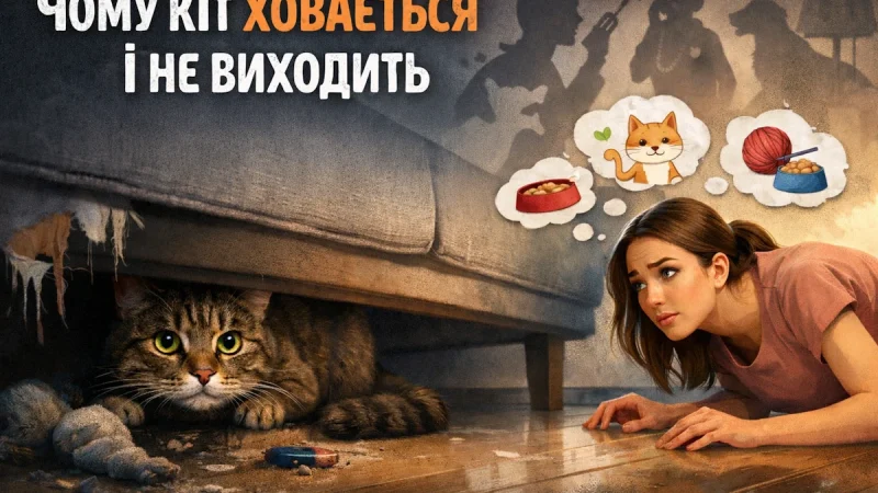 Чому кіт ховається і не виходить – правда, яку більшість власників ігнорує