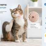 кліщ у кота на шкірі — ранній етап як виглядає кліщ у котів