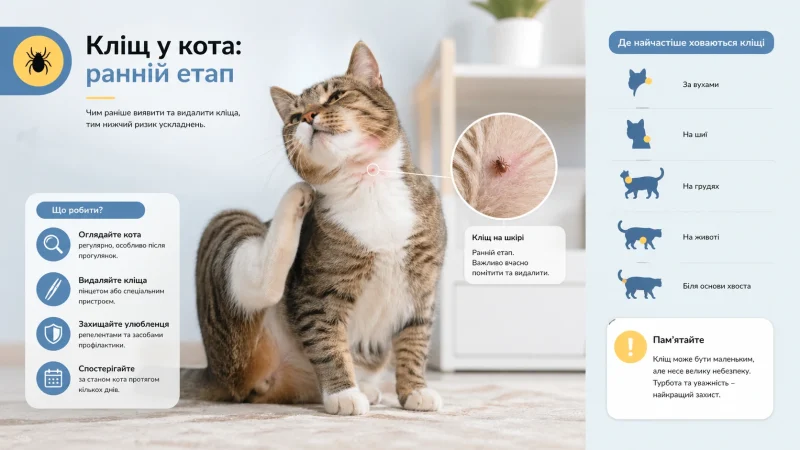 Кліщі у котів — що робити, якщо ви помітили їх занадто пізно