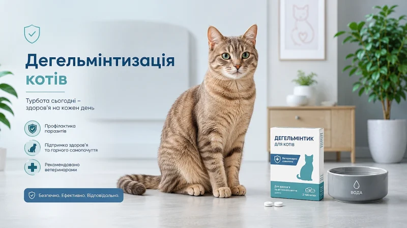 Дегельмінтизація котів: як часто потрібно проводити і чому це важливо навіть для домашнього кота