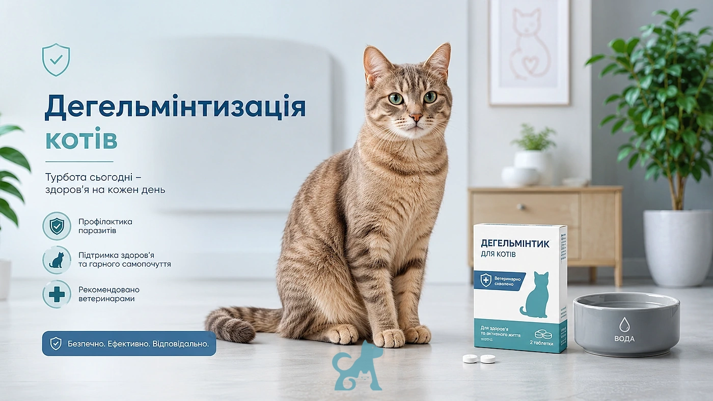 Дегельмінтизація котів: як часто потрібно проводити і чому це важливо навіть для домашнього кота