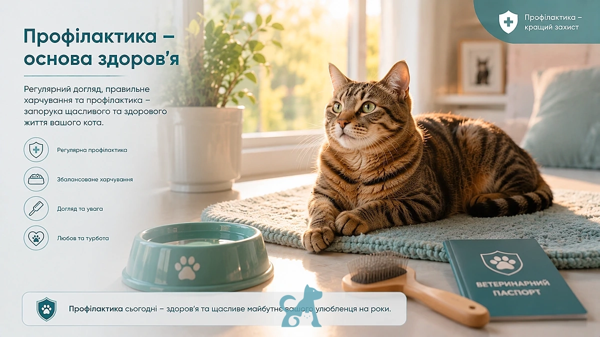 Профілактика здоров’я кота та регулярна дегельмінтизація