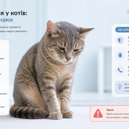 Отруєння у кота — симптоми, які більшість помічає занадто пізно (і що робити негайно)