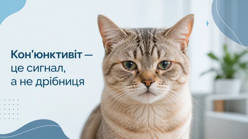 Кон’юнктивіт у кота: що робити, щоб не втратити зір (важливо знати кожному власнику)
