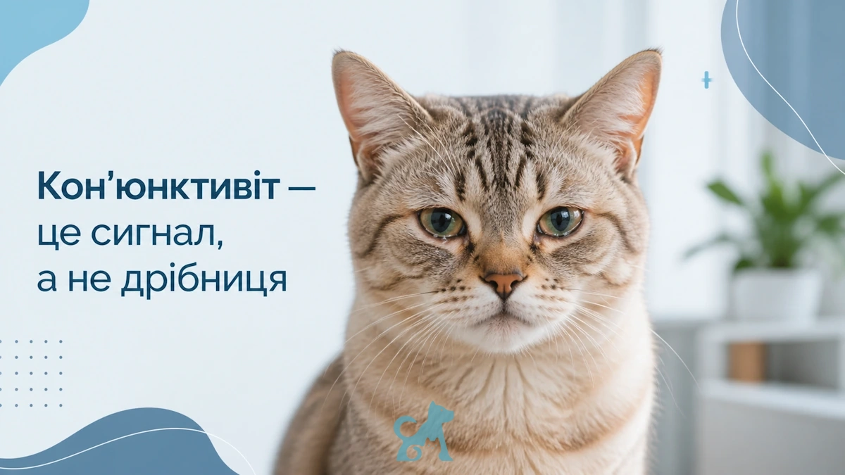 Кон’юнктивіт у кота: що робити, щоб не втратити зір (важливо знати кожному власнику)