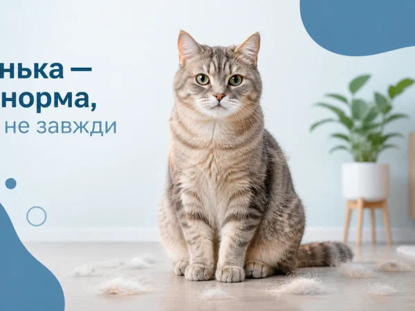 Линька у котів — норма чи проблема: як зрозуміти, коли це вже небезпечно