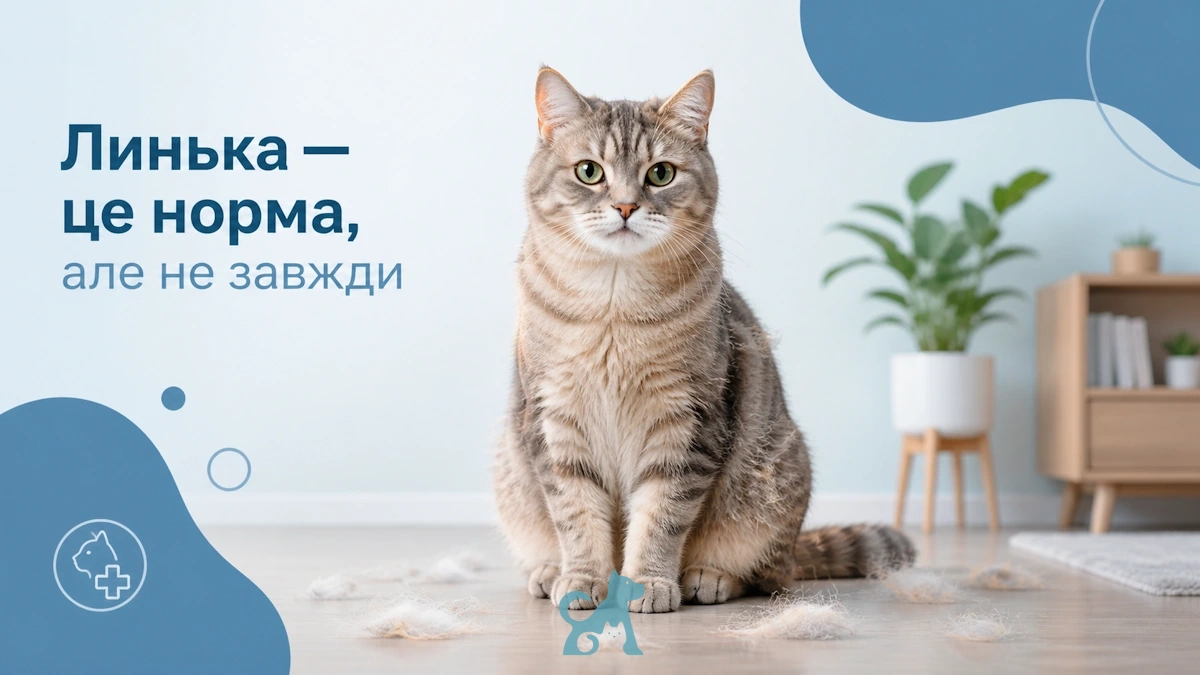 Линька у котів — норма чи проблема: як зрозуміти, коли це вже небезпечно