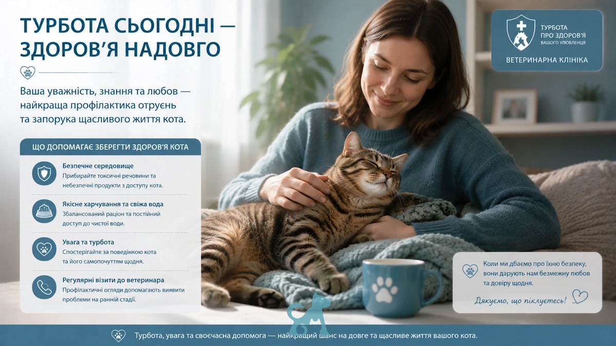 Власниця ніжно гладить кота вдома після одужання та турботи