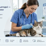 ветеринар проводить вакцинацію домашнього кота