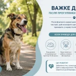 Собака важко дихає після прогулянки